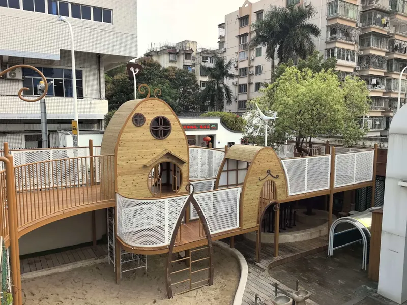 综合户外游乐场实景
